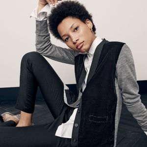 J.Crew Harlow velvet cardigan